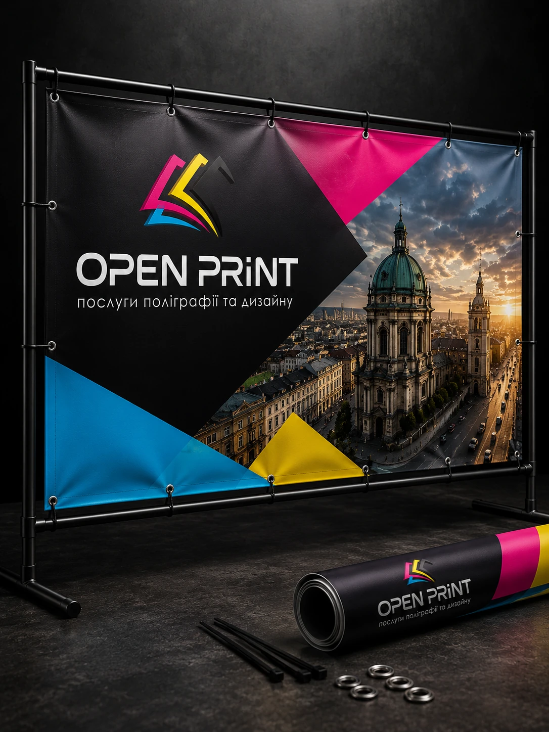 Друк рекламних банерів OPEN PRINT у Львові